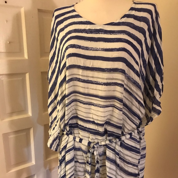 Coldwater Creek Tops - Poncho style shirt with self tie belt ( NWOT)